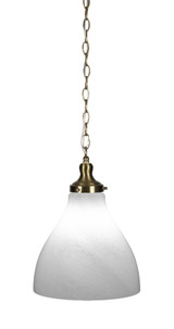 Juno 1 Light Medium Chain Hung Pendant 15.5 Inch Tall by Toltec - 99-1175-155-