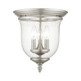 Legacy 3 Light 11.5 Inch Wide Traditional Flush Mount by Livex - 5024