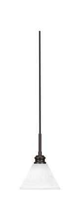 Edge 1 Light Small Cord Pendant 9.5 Inch Tall by Toltec - 1152-7-9.5