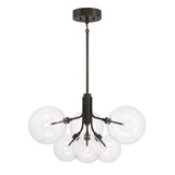 6 Light Large Chandelier by Meridian M100135 - M100135