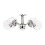Meadow 5 Light 30 Inch Wide Semi Flush Mount by Mitzi - H503605