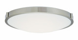Halo 40W 1 LED 20 Inch Wide Flush Mount by Abra - 30068FM