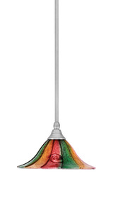 Any 1 Light Steel Small Pendant 6.5 Inch Tall by Toltec - 23-10-65-