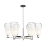 Brookhaven Almond 6 Light Stem Chandelier 23.88 Inch Wide by Innovations - 716-6CR-G480-6_P