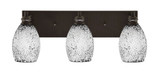 Edge 3 Light Vanity Light 22.75 Inch Length by Toltec - 1163-ES-4165