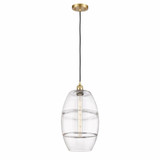 Vaz 1 Light Small Cord Hung Pendant Pendant 18 Inch Tall by Innovations - 516-1P-G557-10