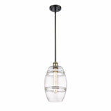 Vaz 1 Light Small Stem Hung Pendant Pendant 9.88 Inch Tall by Innovations - 516-1S-G557-8
