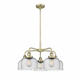 Bell 5 Light Medium Chandelier by Innovations 916-5CR-BAB-G78 - 916-5CR-G7