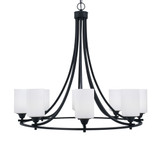 Paramount 8 Light Large Chandelier by Toltec 3408-BN-310 - 3408-BN-310