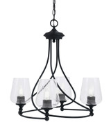 Capri 4 Light Medium Chandelier by Toltec 904-BN-210 - 904-BN-210