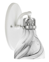 Easton 1 Light Wall Sconce 11 Inch Tall by Toltec - 1931-MBBN-4760