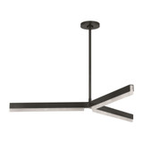 Linea 26W 3 LED Chandelier 42 Inch Wide by Visual Comfort Modern - KWCH706