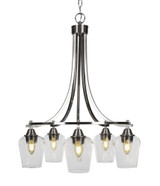 Paramount 5 Light Medium Chandelier by Toltec 3415-22252875 - 3415-22252875