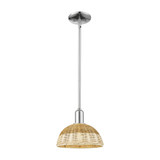 Natural Ballston Dome 1 Light Basket Stem Mini Pendant 9 by Innovations - 716-1S-NBD2-9_P