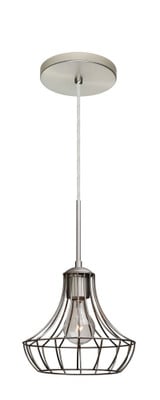 Spezza 7 One Light Cord Pendant with Flat Canopy 8 x 7.25 Inches by Besa  - 1JT-SPEZZA7