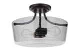 Tyler 2 Light 13 Inch Wide Semi Flush Mount by Craftmade - 50252
