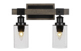 Tacoma 2 Light Vanity Light 15 Inch Length by Toltec - 1842--115-15