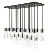 Alton 23 Light Linear Chandelier 14.25 x 18 Inches Wide by Z-Lite - 824P-23L