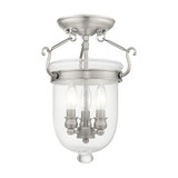 Warrington South 3 Light 14 Inch Length Flush Mount by Bailey Street Home - 218-BEL-1029761