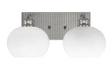Edge Two Light Vanity Light 16.25 Inch Length by Toltec - 1162-BN-202