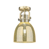 Newton Bell 1 Light Arched Flush Mount 8 Inch Wide by Innovations - 410-1F-G412-8_P