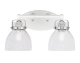 Easton 2 Light Vanity Light 16 Inch Length by Toltec - 1932-MBBN-4110