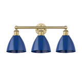 Plymouth Dome 3 Light Vanity Light 25.5 Inch Wide by Innovations - 616-3W-PD