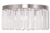 Ashton 3 Light 10.5 Inch Wide Flush Mount by Livex - 50552