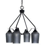 Odyssey 3 Light Small Chandelier by Toltec 2604-MB-4250 - 2604-MB-4250
