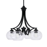 Zilo 4 Light Medium Chandelier by Toltec 568-DG-202 - 568-DG-202