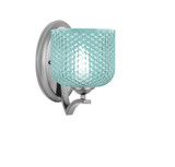 Zilo 1 Light Wall Sconce 9.5 Inch Tall and 6 Inch Wide by Toltec - 551-46-1
