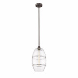 Vaz 1 Light Small Stem Hung Pendant 18 Inch Tall by Innovations - 616-1S-G557-10