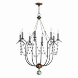 Formosa 8 Light Large Chandelier by Maxim - 20488
