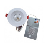 RLF 15W LED Canless Fire Rated Round Downlight 4.5 Inch Wide by Jesco - RLF-E4FR-15W-RD
