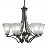 Zilo 6 Light Large Chandelier by Toltec 566-26523 - 566-26523