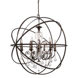 Solaris 6 Light Oversized Chandelier by Crystorama - 9219
