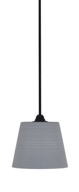 Paramount 1 Light Steel Stem Hung Small Pendant by Toltec - 3401-MB-4082