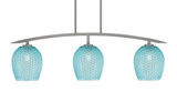 Kurve 3 Light Island Pendant 12.5 Inch Tall by Toltec - 3736-GP-4902