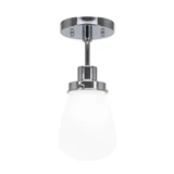 Meridian 1 Light 12.75 Inch Tall Semi Flush Mount by Toltec - 1237-51275