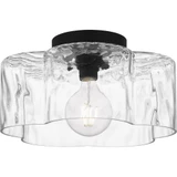 Lilly 1 Light 14 Inch Wide Semi Flush Mount by Quoizel - QSF6760