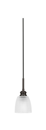 Edge 1 Light Mini Cord Pendant 9.75 Inch Tall by Toltec - 1152-5-9.75