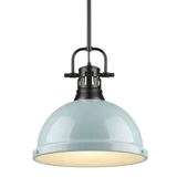 Duncan 1 Light Medium Rod Pendant 14.63 Inch Tall by Golden - 3604-L