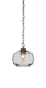 Rocklin 1 Light Small Pendant 9 Inch Tall by Toltec - 92-9-9-