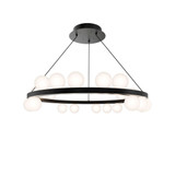 Carousel 42W 21 4CCT LED Chandelier 6.75 Inch Tall X 28 Inch Wide by dweLED - PD-21528