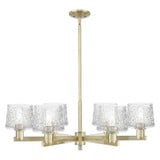 Niagara 6 Light Stem Hung Chandelier 10.5 Inch X 36.25 Inch by Innovations - 716-6CR-G402
