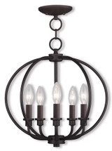 Clairmont 5 Light Medium Chandelier by Livex - 46065