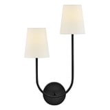 Cora 10W 2 LED Right Wall Sconce 22 Inch Tall and 12.75 Inch Wide by Lark - 84260
