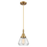 Fulton 1 Light Cord Hung Mini Pendant 10.13 Inch Tall by Innovations - 447-1P-G17