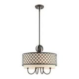 Arabesque 4 Light Small Chandelier by Livex - 41104