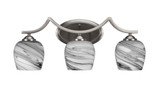 Zilo 3 Light Vanity Light 23.25 Inch Length by Toltec - 553-2325-1025